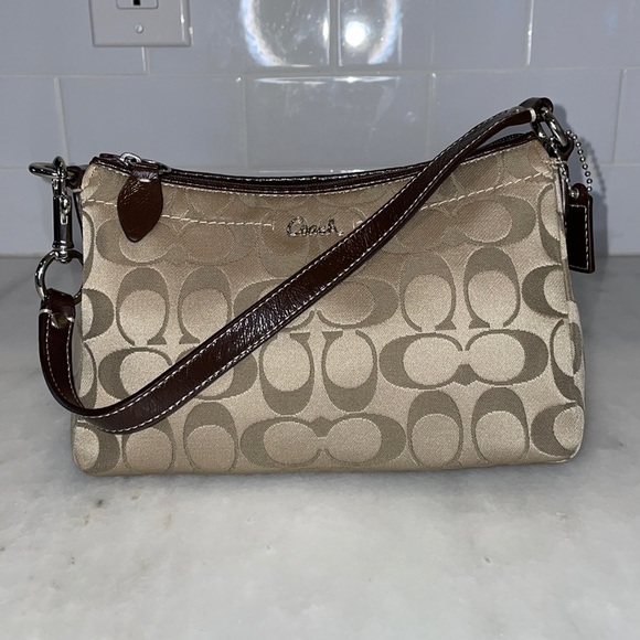 Coach Handbags - Coach Ashley Signature Sateen Mini Bag